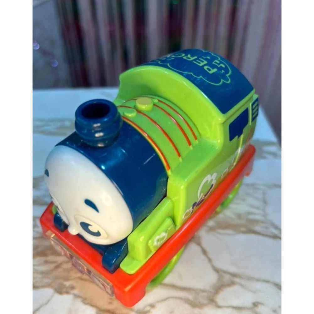 Thomas & Friends All Engines Go Percy Motorized Toy Train Green Blue No. 6